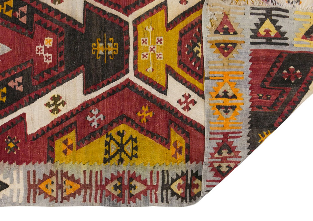 şarkışla tribal kilim, 5x10 ft kilim, 140x310 cm