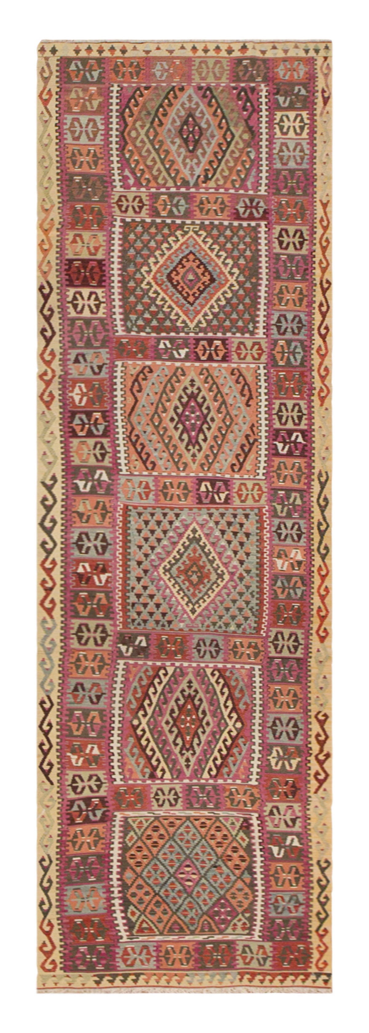 Sivas Şarkışla Kilim Runner, 82 x 363 cm / 2'8 x 12 feet