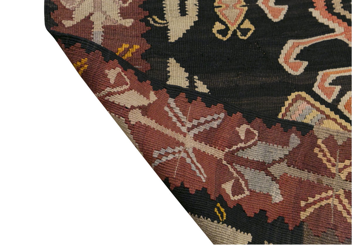 Turkish Bardız Kilim, 208 x 430 cm / 7 x 14'1 feet