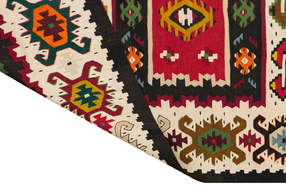 Turkish Moldovian Kilim Runner – 278 x 338 cm / 9'1 x 11'1 feet