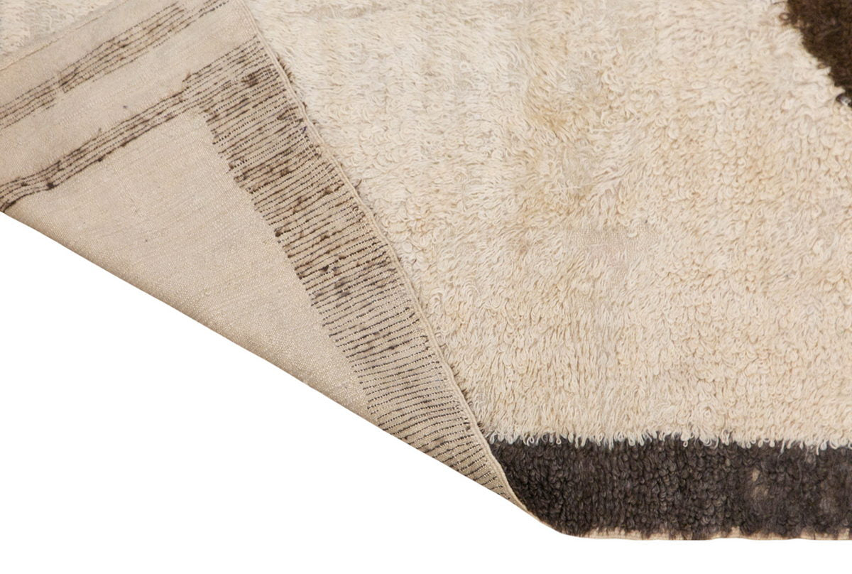 Turkish Tulu Rug – 4'1" x 5'7" (125 x 170 cm), Vintage Karapınar Tulu