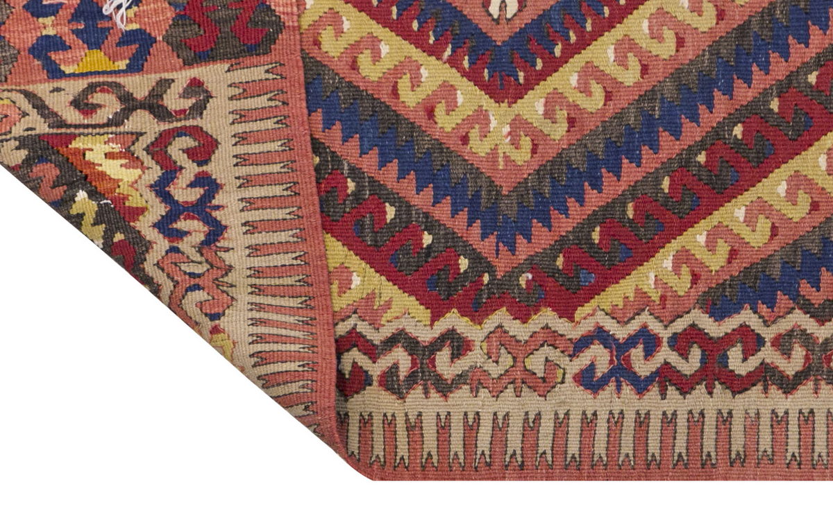 Vintage Anatolian Kilim, 95 × 308 cm, 3.1 x 10.1