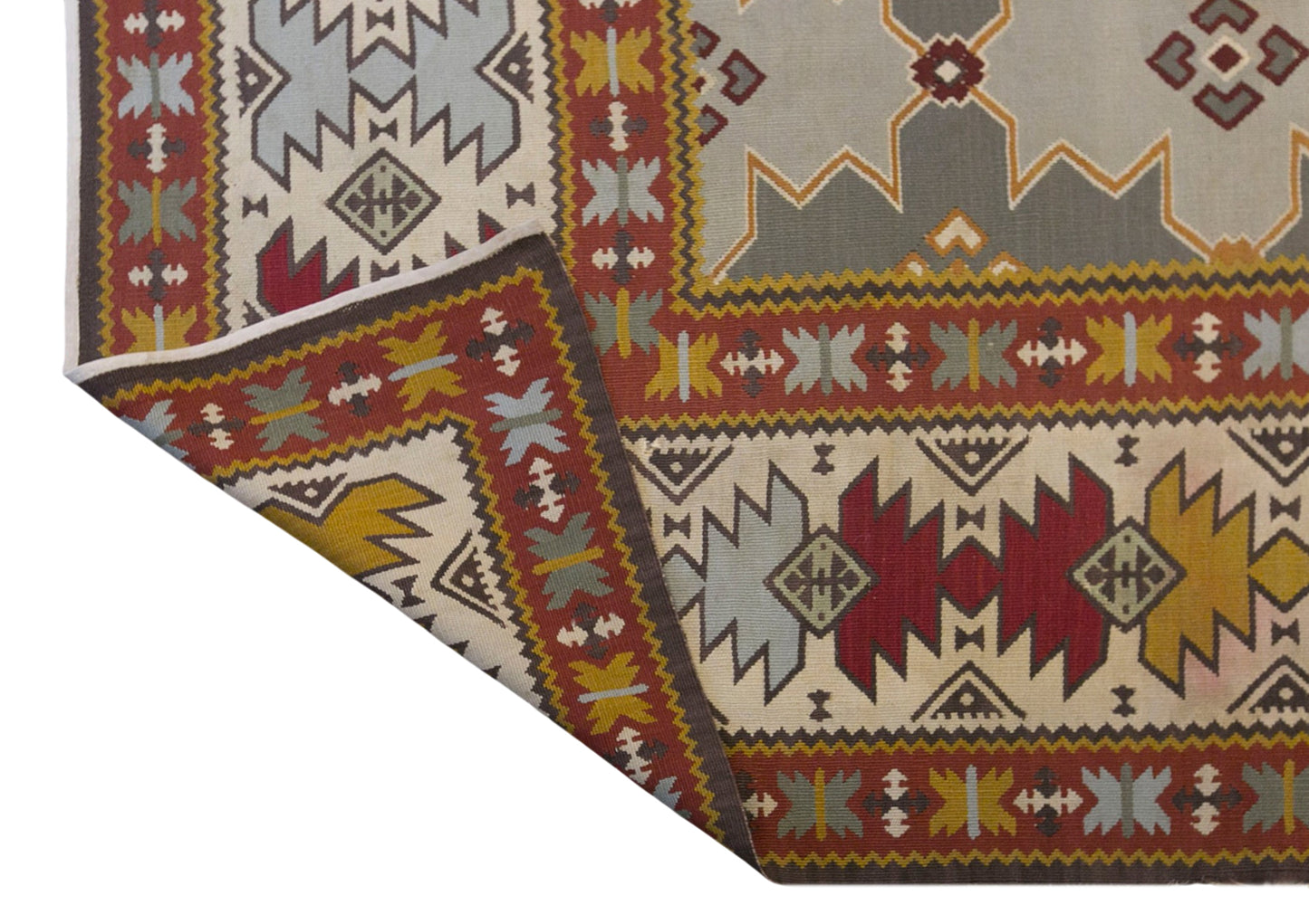 Vintage Antique Bessarabian Kilim, 205 x 310 cm / 6.7 x 10 ft