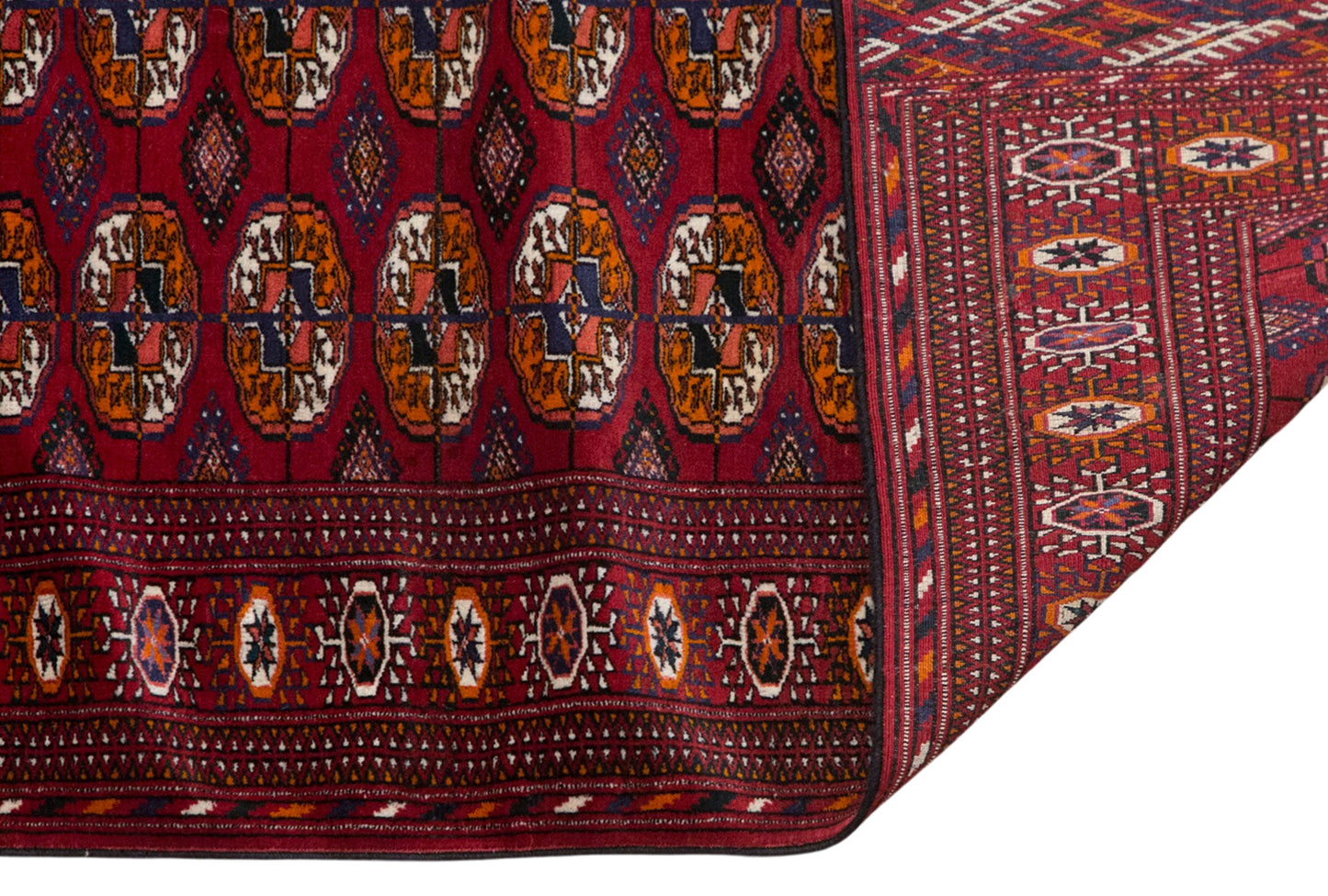 Vintage Handwoven Wool Rug, 100 x 145 cm, 3.3 x 4.8 ft