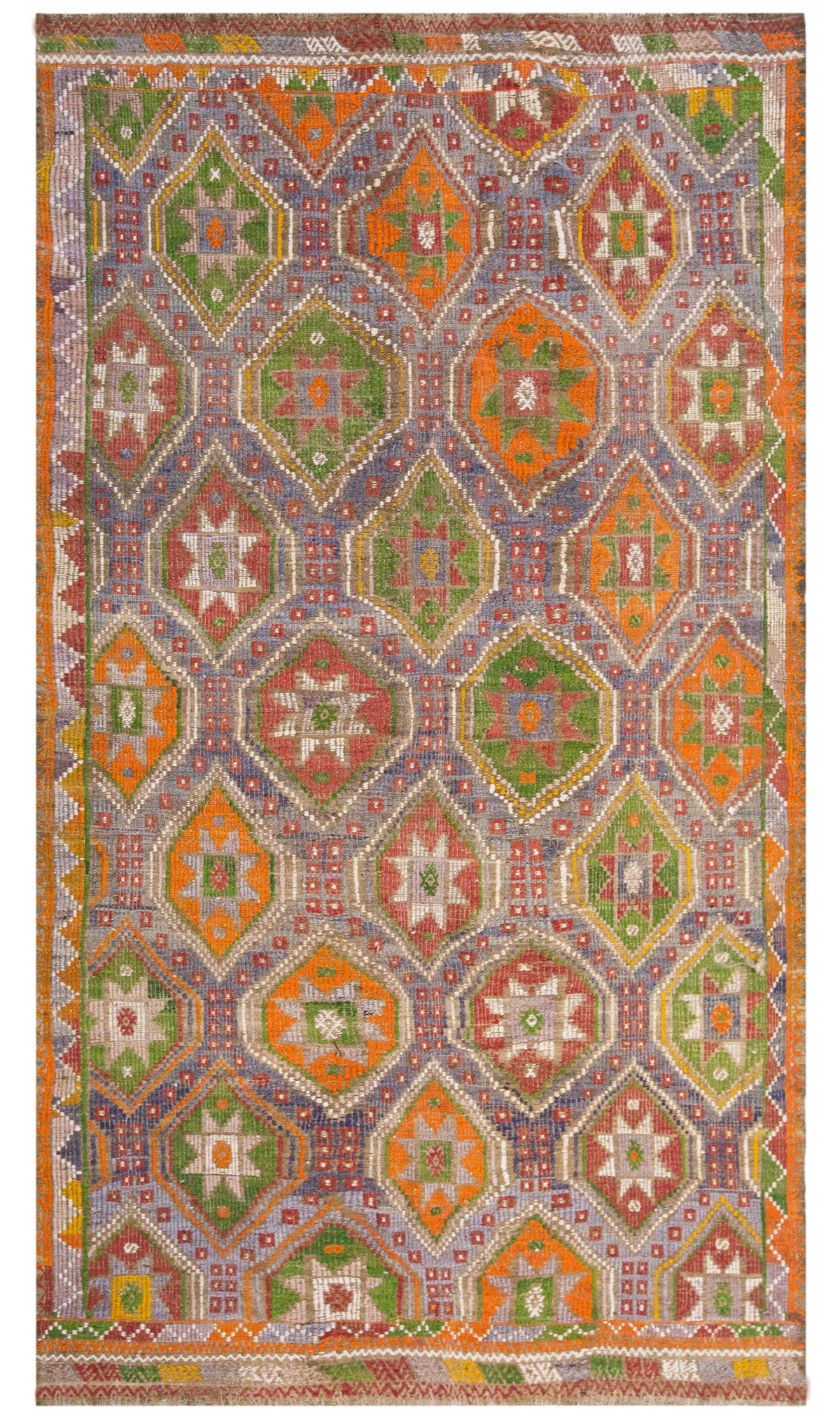 Vintage Large Cicim Rug, 161 x 298 cm / 5.3 x 9.9 feet