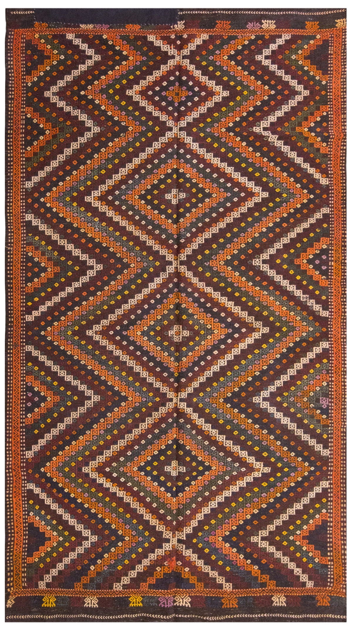 Vintage Large Cicim Rug, 1670 x 304 cm / 5.7 x 10 feet