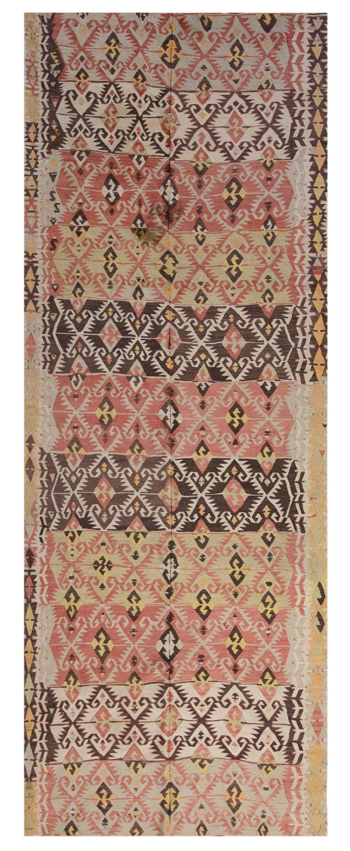 Vintage Large Konya Kilim, 135 x 384 cm / 4.5 x 12.7 ft Kilim