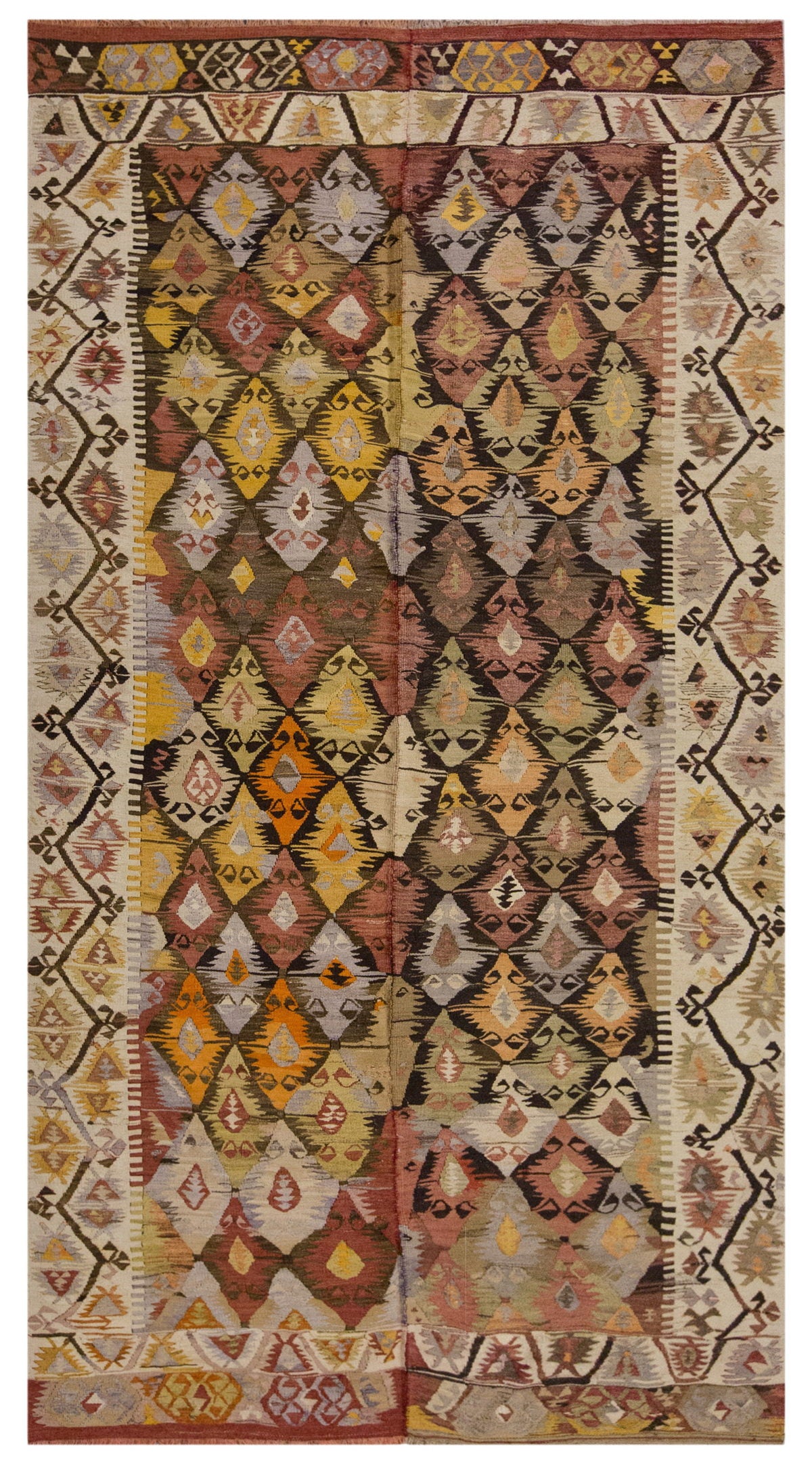 Vintage Large Konya Kilim, 153 x 361 cm / 5 x 12 ft Kilim