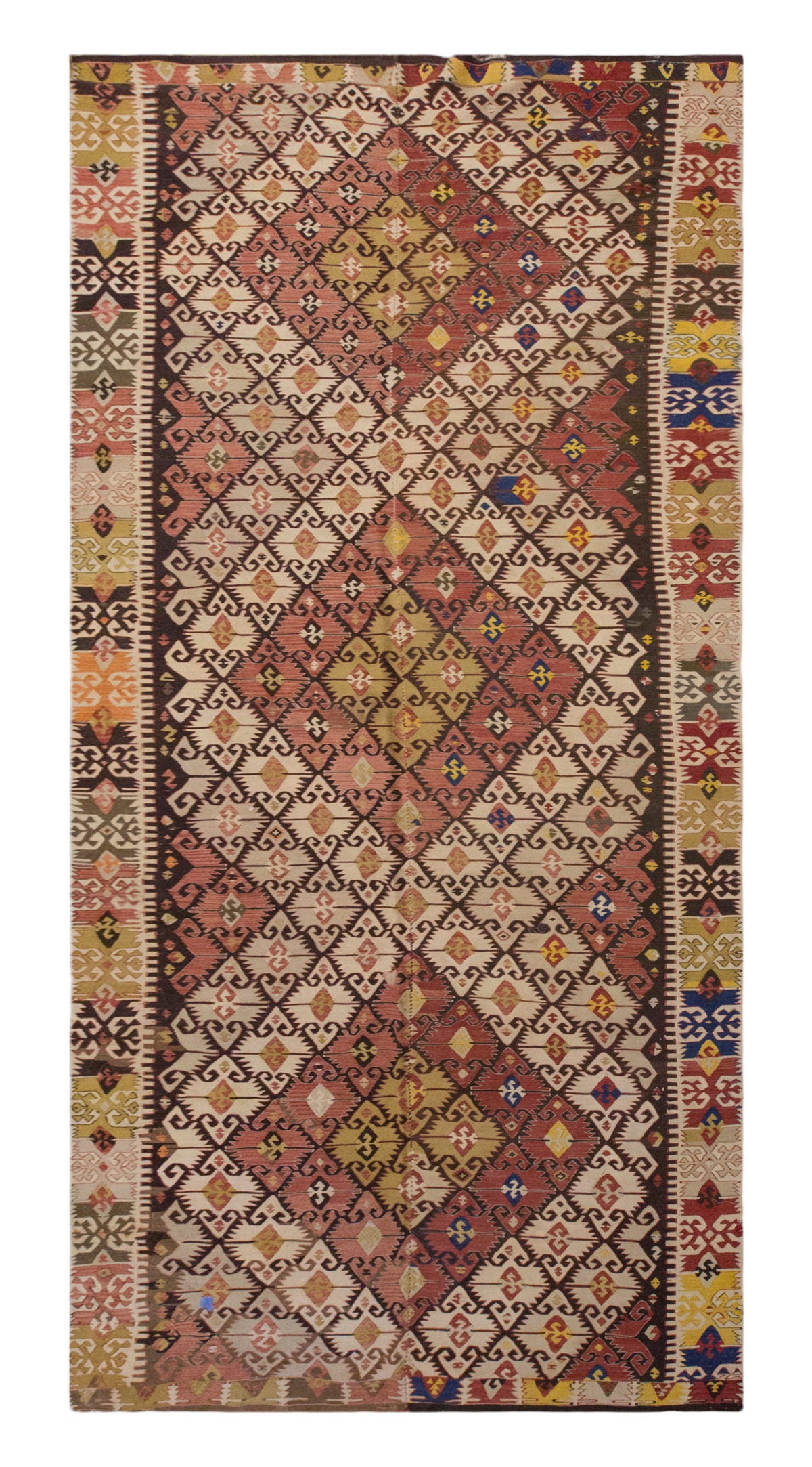 Vintage Large Konya Kilim, 164 x 450 cm / 5.5 x 14.9 ft Kilim