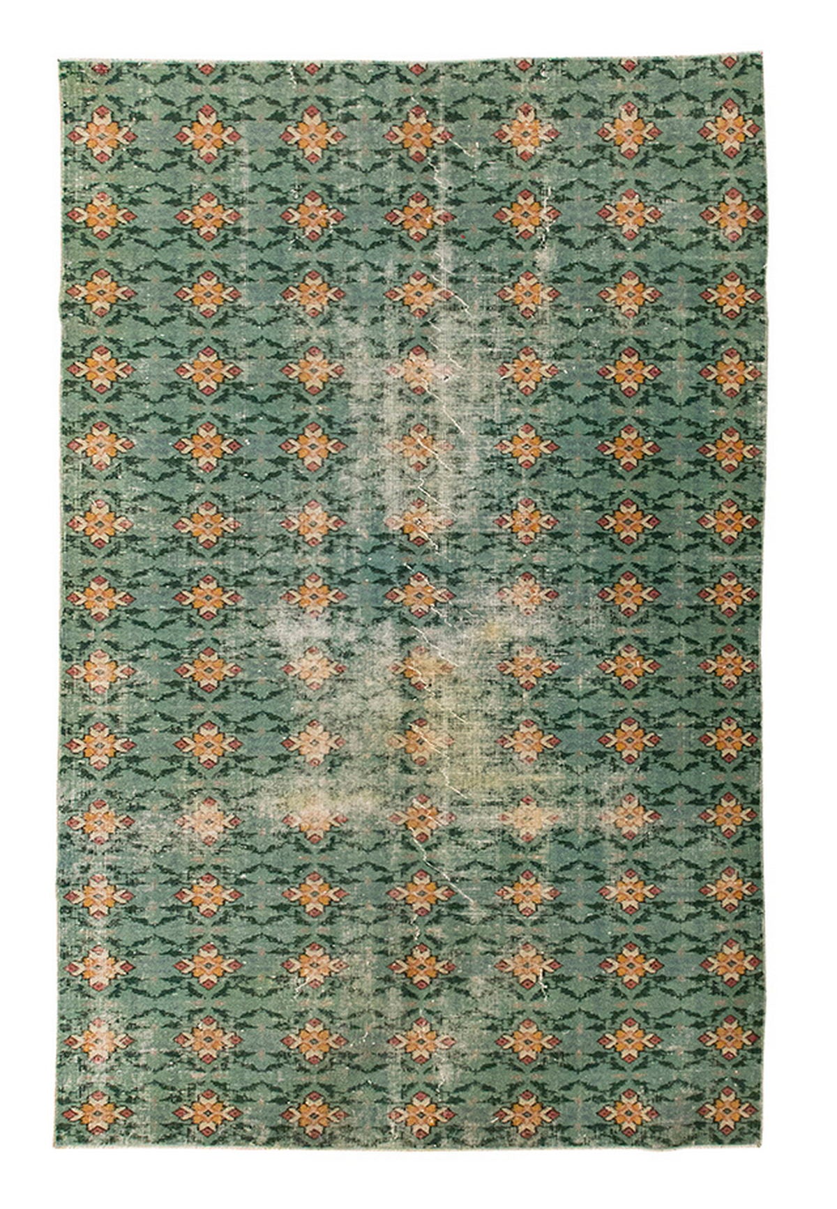 Vintage Large Rug, Oushak Area Rug 5' x 8'4" feet 152 x 254 cm