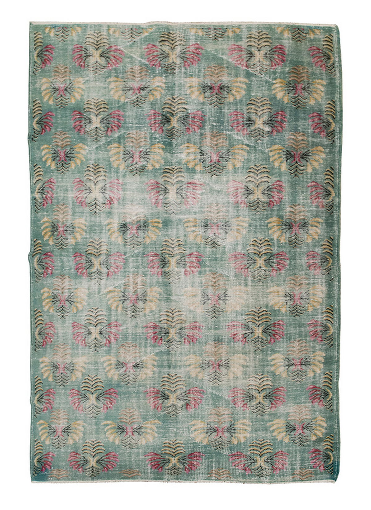 Vintage Large Rug, Oushak Area Rug 5'11 x 8'9" feet 180 x 267 cm