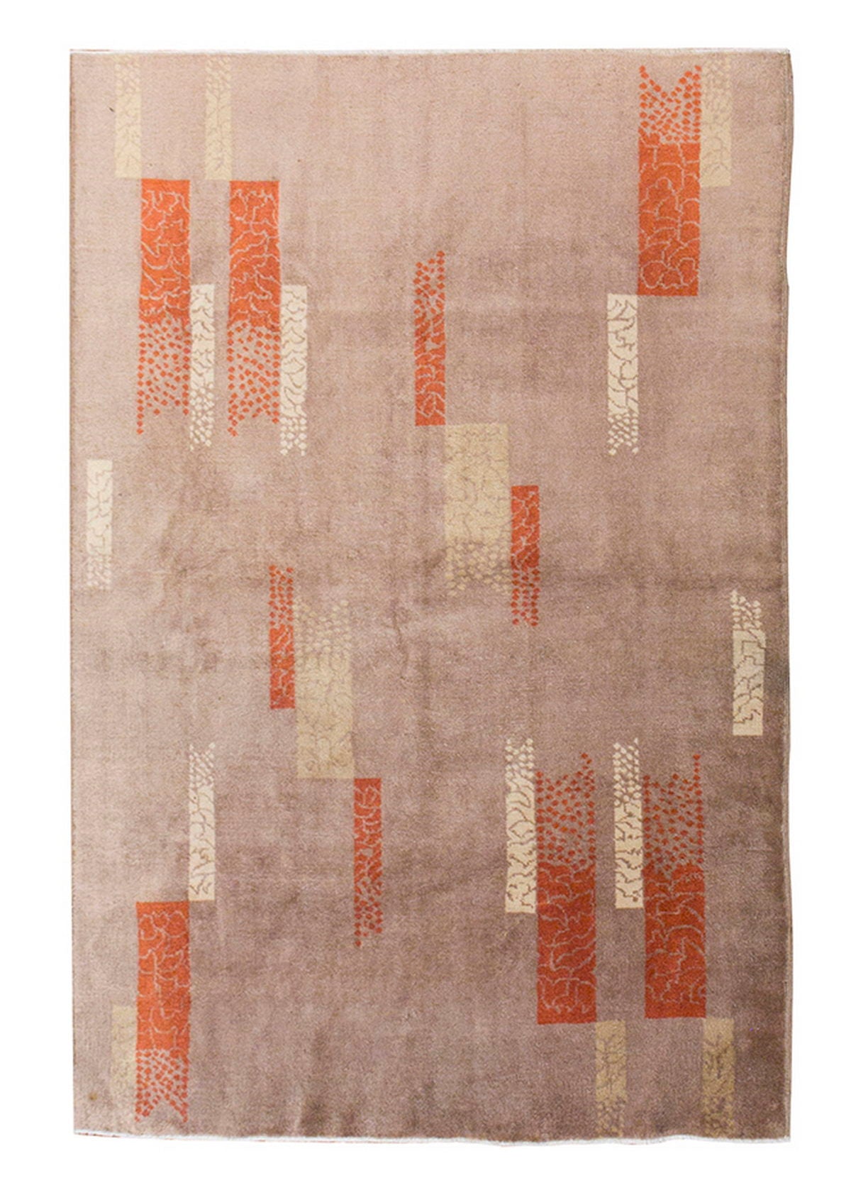Vintage Large Rug, Oushak Area Rug 5'2" x 7'10" feet 158 x 238 cm