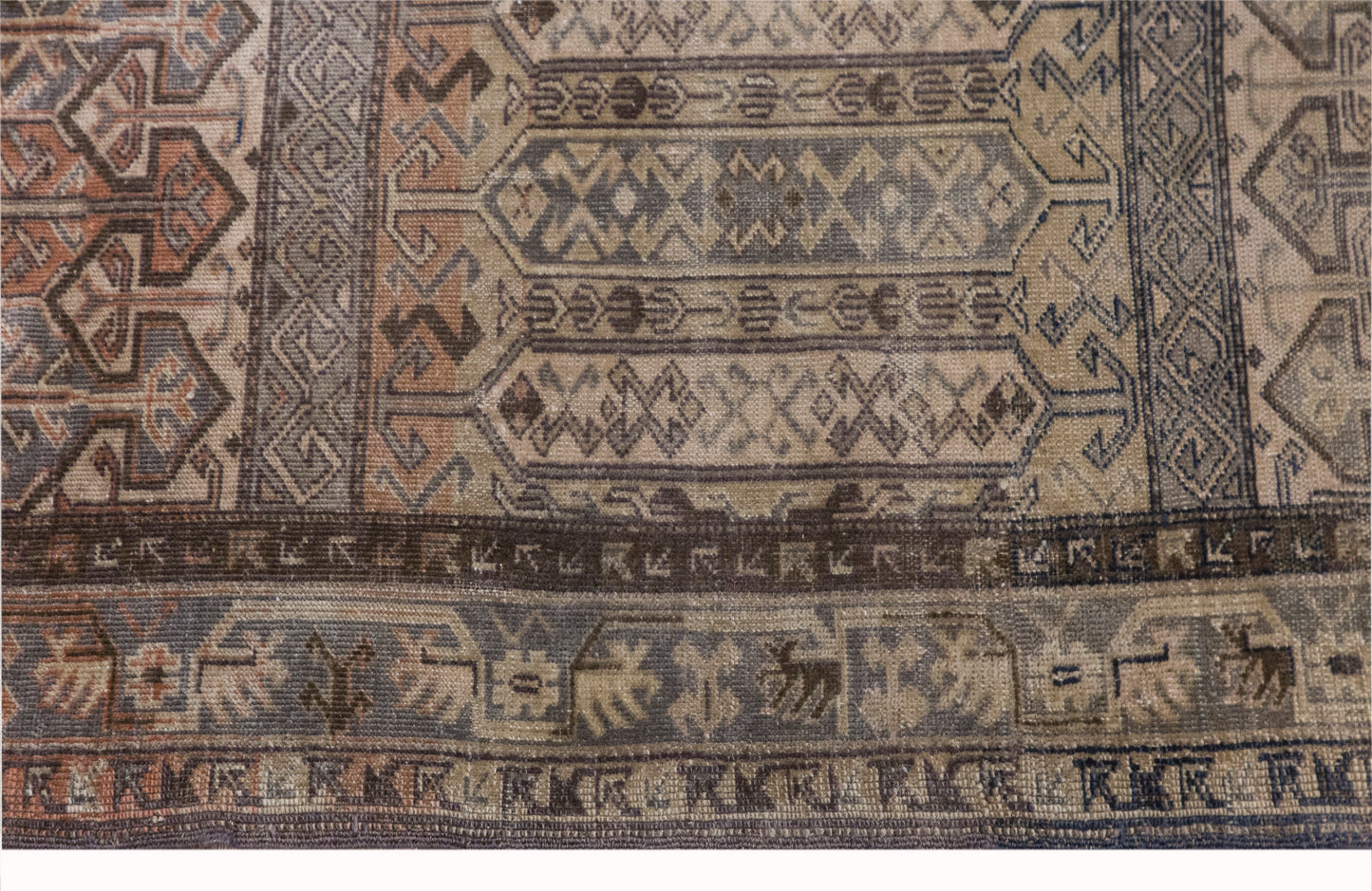 Vintage Rug, 100 x 156 cm (3'3 x 5'1 ft)