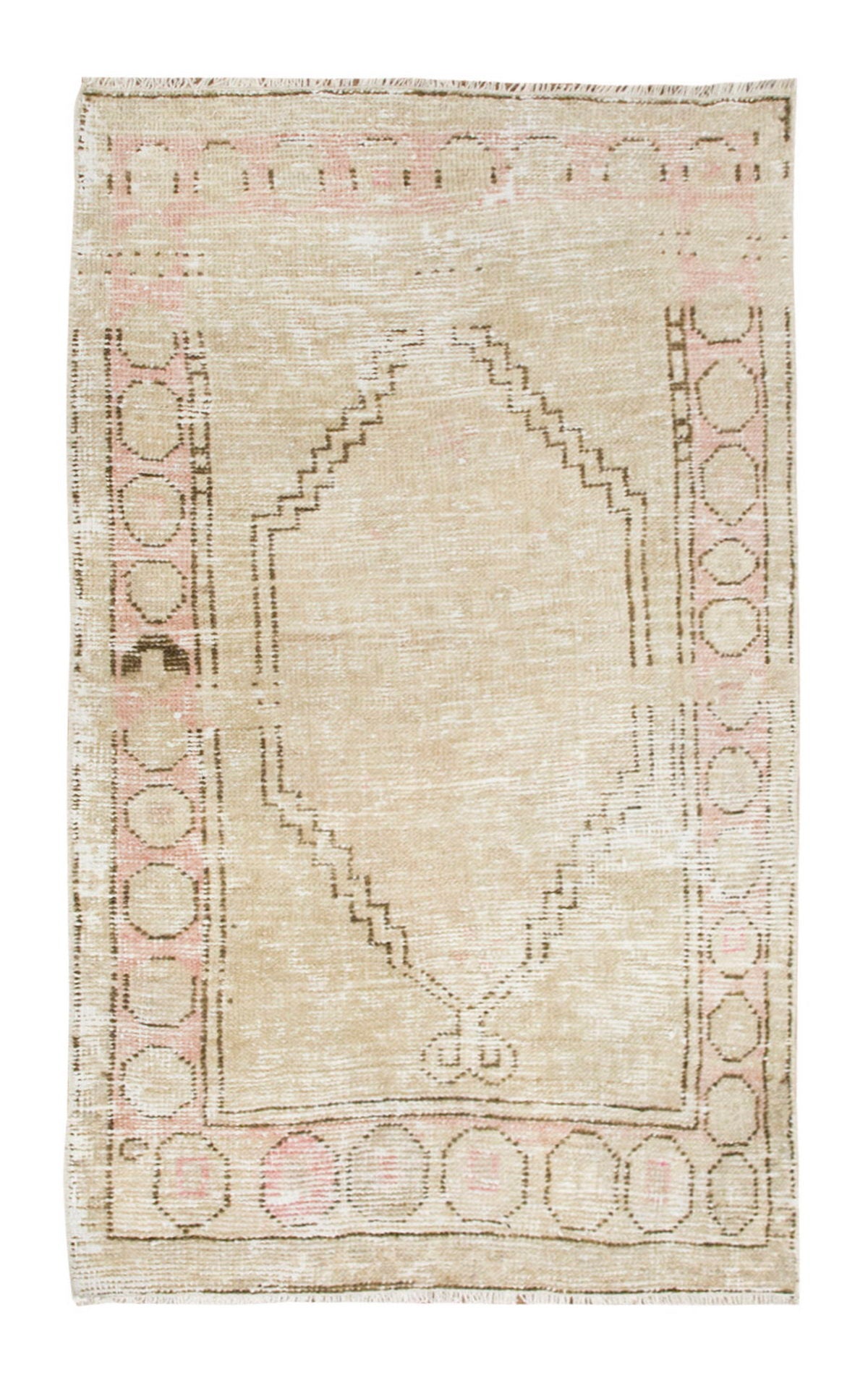 Vintage Rug, 2'4 x 3'11 feet / 70 x 120 cm