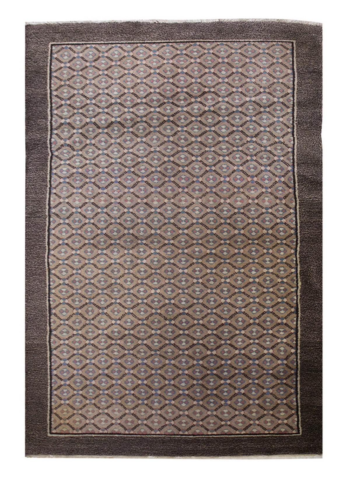 Vintage Rug 3'11" x 6'11" feet 120 x 210 cm