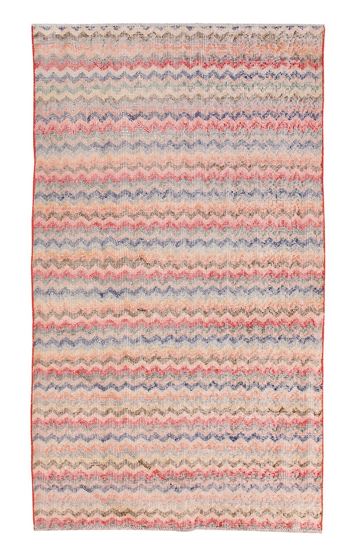 Vintage Rug 3'5" x 6'7" feet 103 x 200 cm