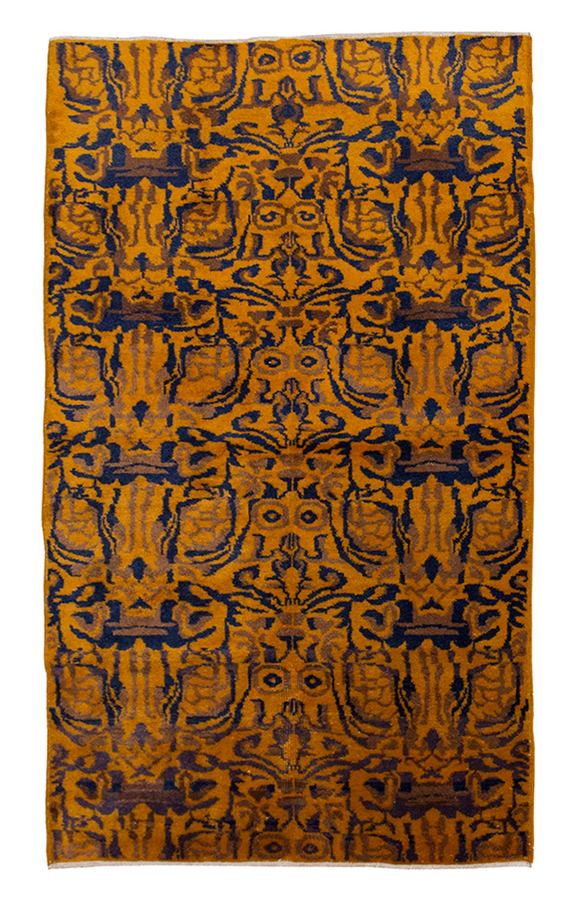 Vintage Rug 4'2" x 7'1" feet 128 x 215 cm