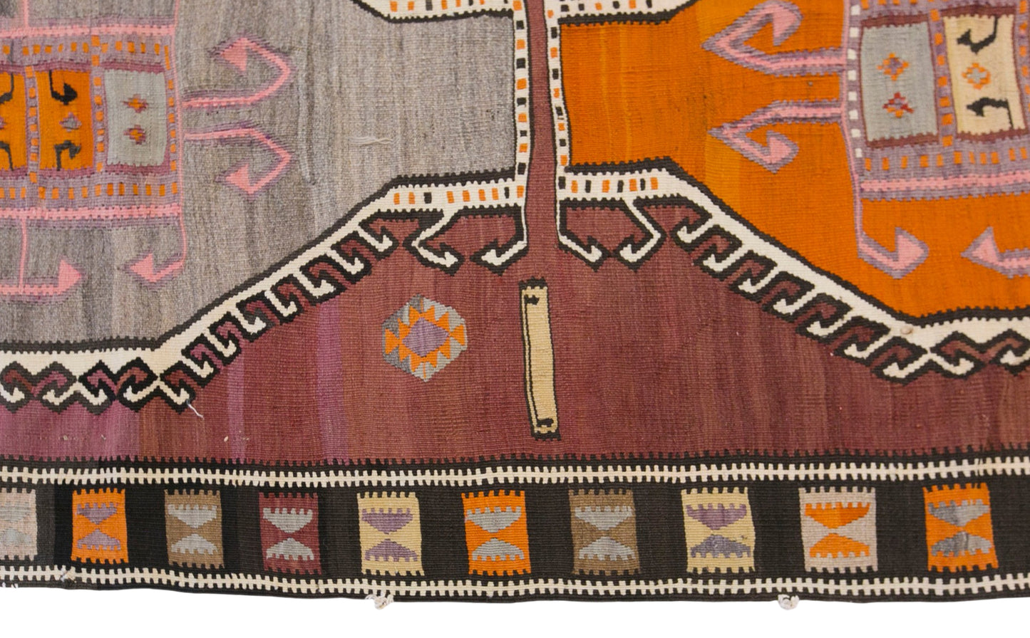 Vintage Turkish Kars Kilim – 120 x 400 cm / 3.9 x 13.1 ft