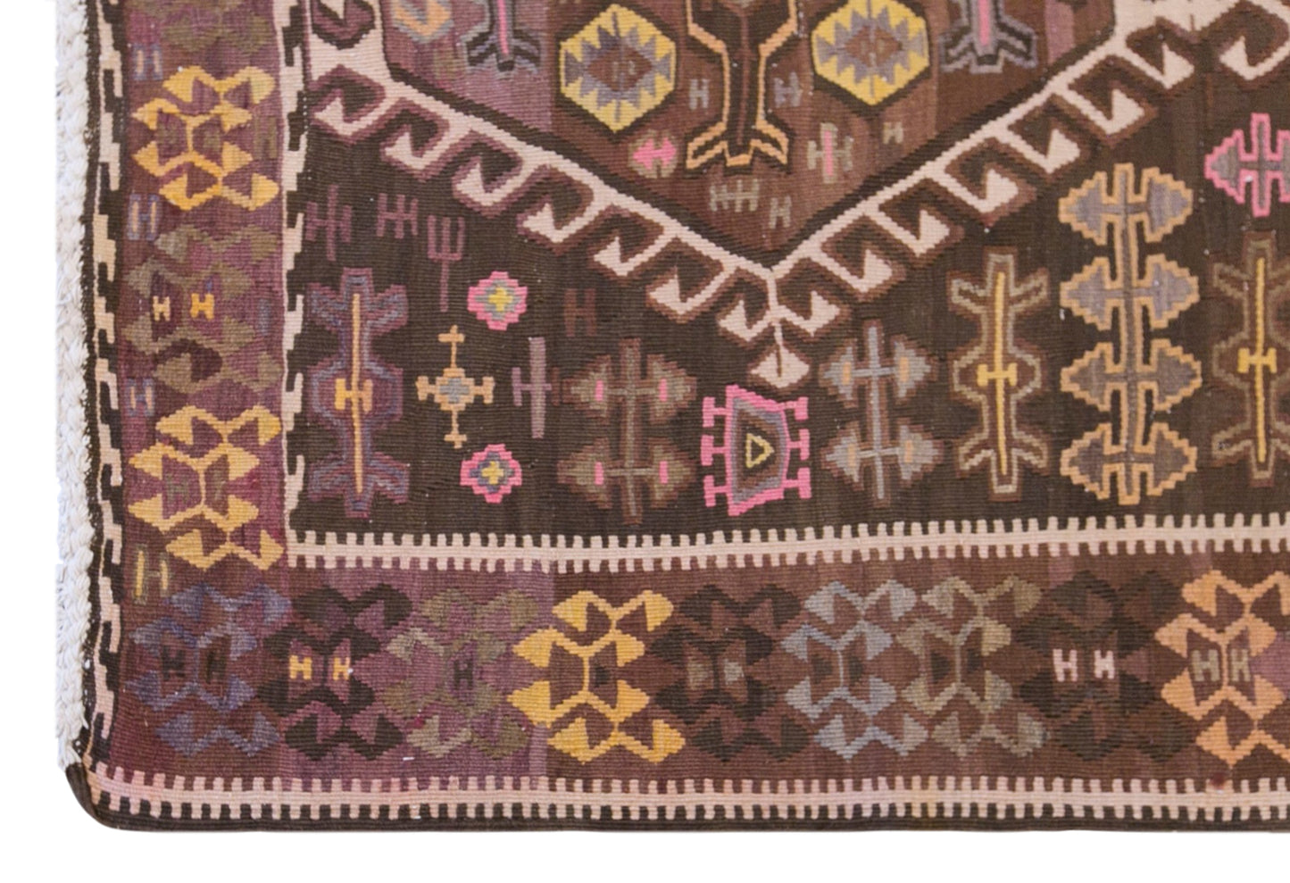 Vintage Turkish Kilim Runner – 155 x 340 cm (5.1 x 11.2 ft)