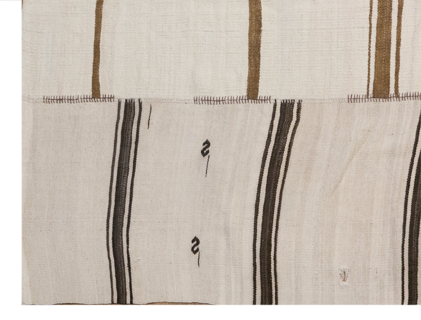 Vintage Turkish Kilim Runner Rug 185 × 310 cm (6.1 × 10.2 ft)