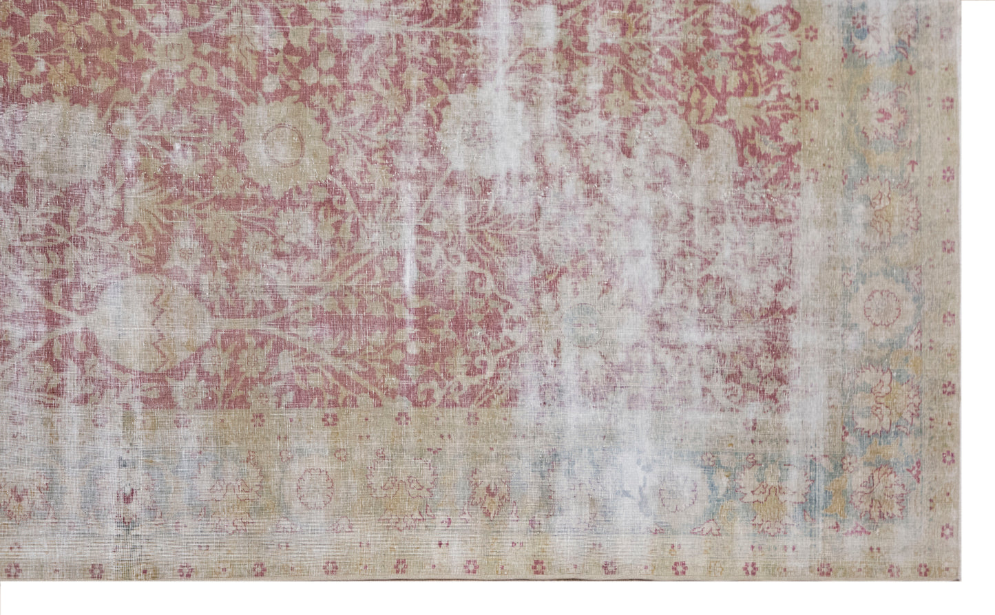 Vintage Turkish Oushak Rug 208x315 cm (6.8x10.3 ft)