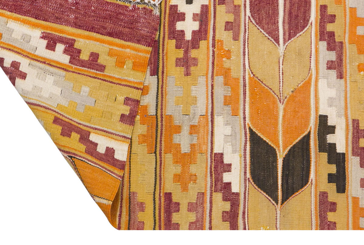 Vintage Turkish Rug, 113 x 255 cm, 3.8 x 8.4 ft