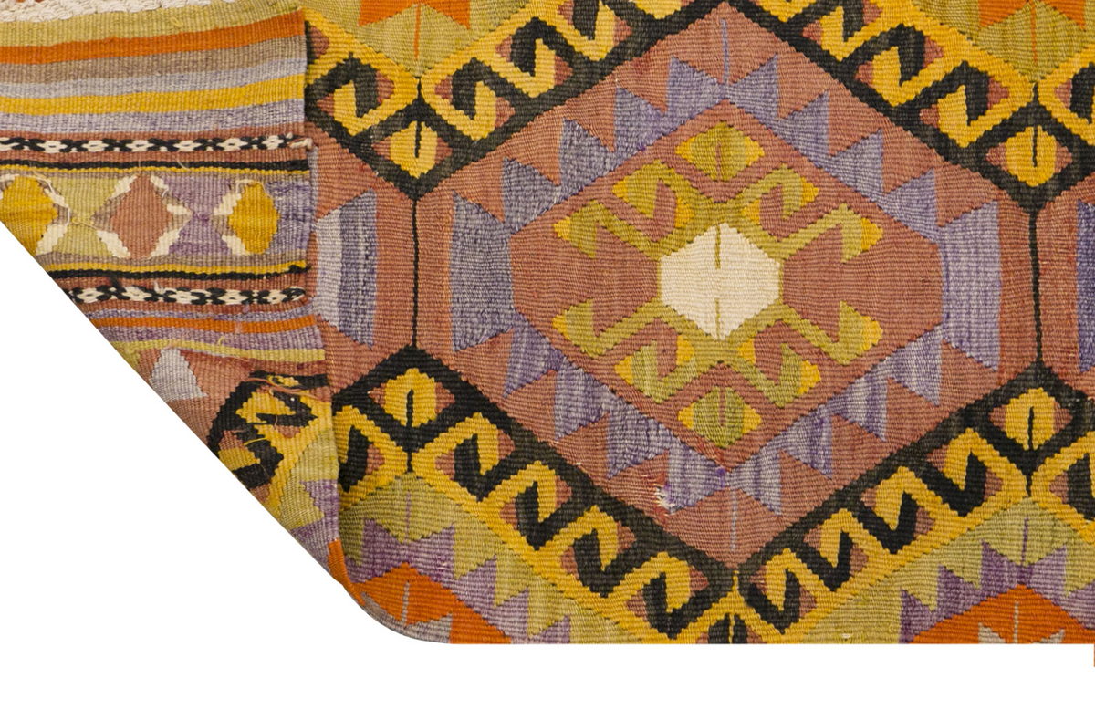 Vintage Turkish Rug, 144 x 265 cm, 4.8 x 8.8 ft