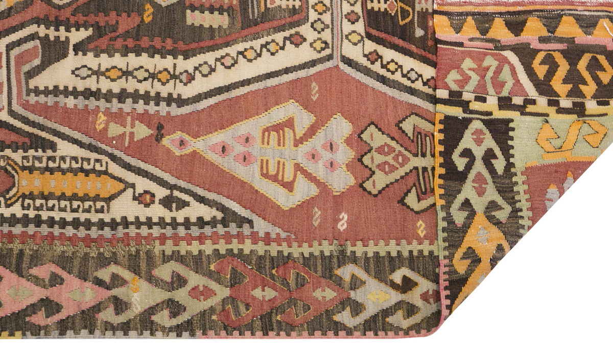 Vintage Turkish Rug, 149 x 253 cm, 4.10 x 8.3 ft