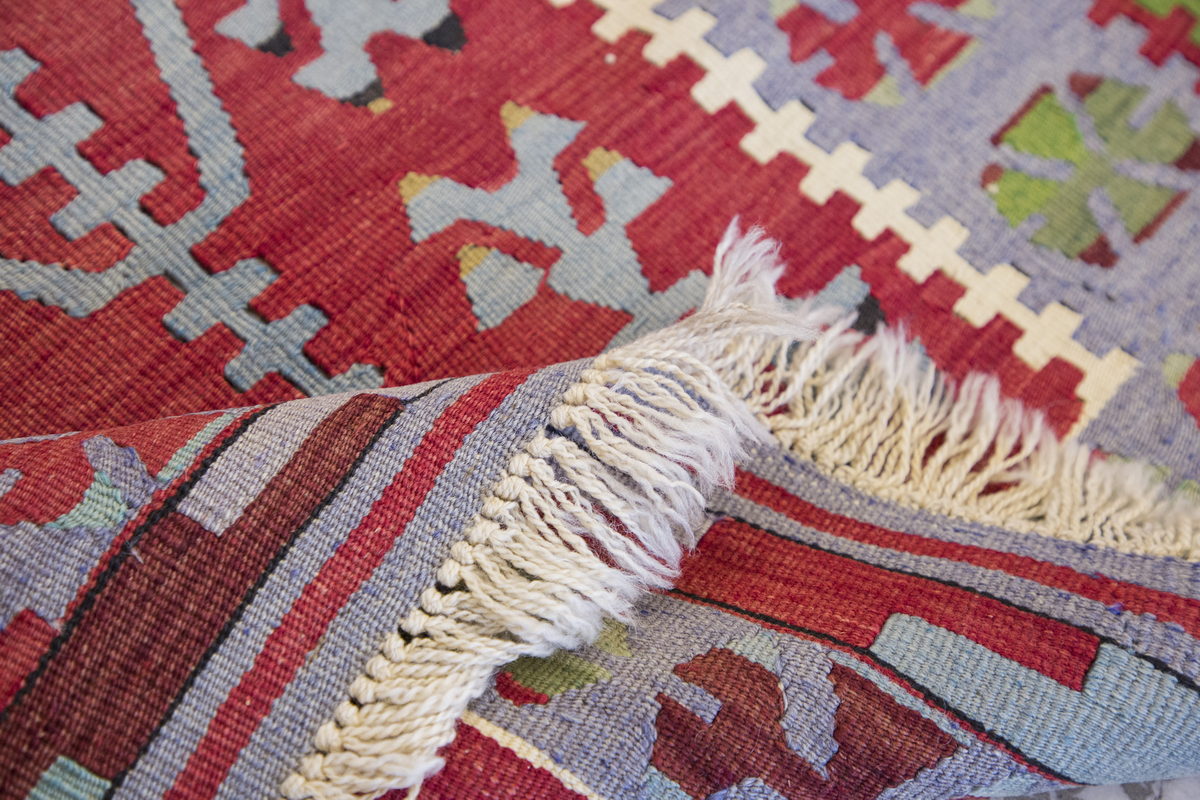 Vintage Turkish Rug, 2.10 x 4.2 ft, 87 x 127 cm