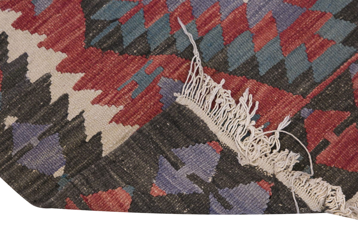 Vintage Turkish Rug, 2.11 x 4.1 ft Rug, 90 x 125 cm