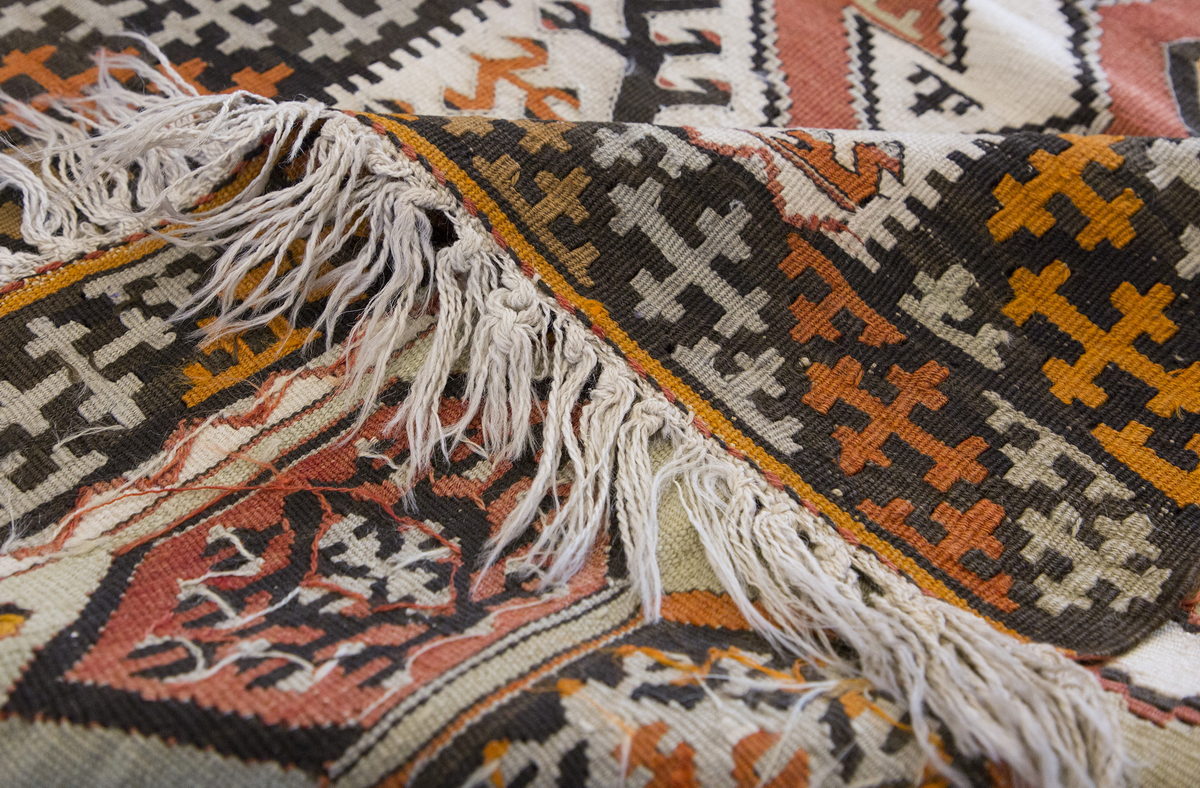 Vintage Turkish Rug, 2.11 x 5 ft Rug, 90 x 153 cm