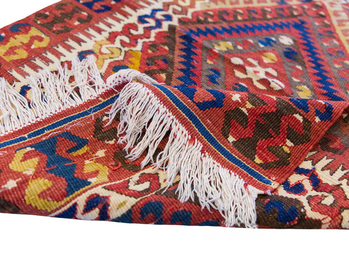 Vintage Turkish Rug, 2.8 x 3.8 ft, 82 x 112 cm