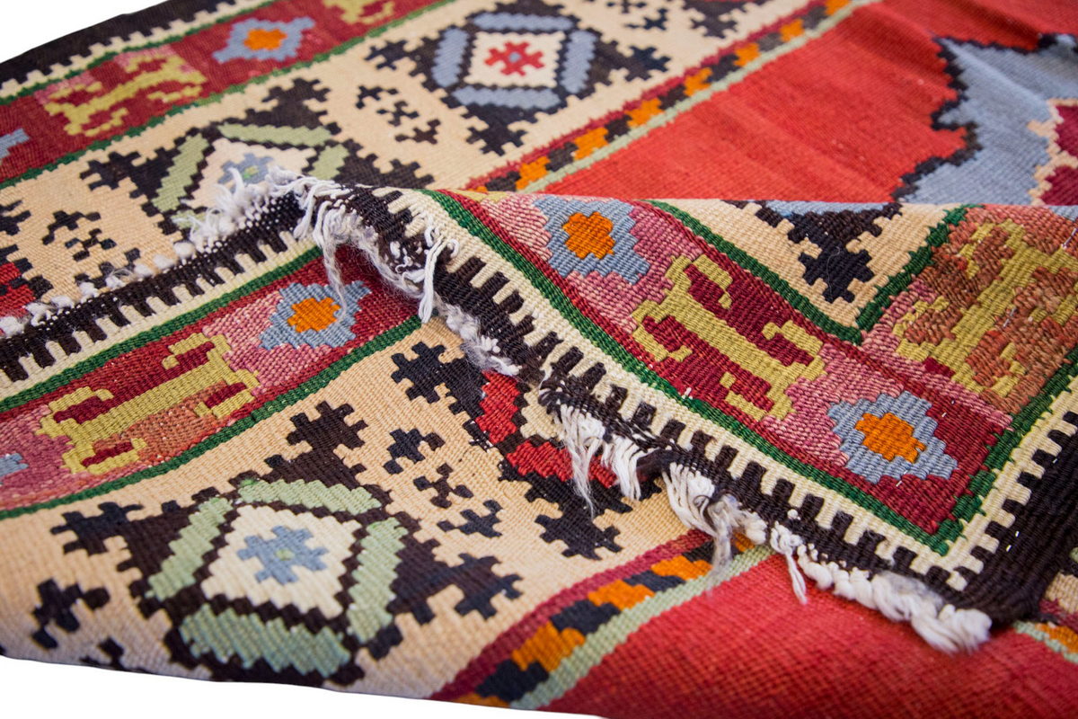 Vintage Turkish Rug, 3.1 x 5 ft Rug, 96 x 154 cm