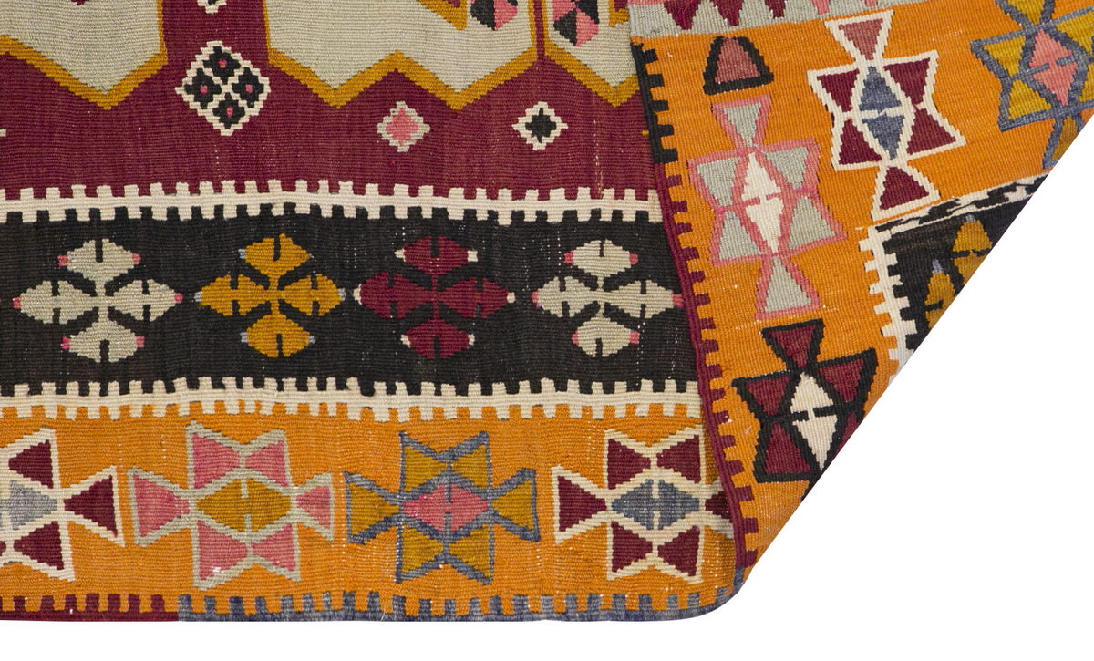 Vintage Turkish Rug, 3.2 x 3.10 ft Rug, 97 x 117 cm