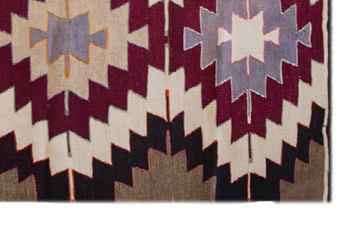 Vintage Turkish Rug, 3.2 x 4.5 ft Rug, 98 x 135 cm
