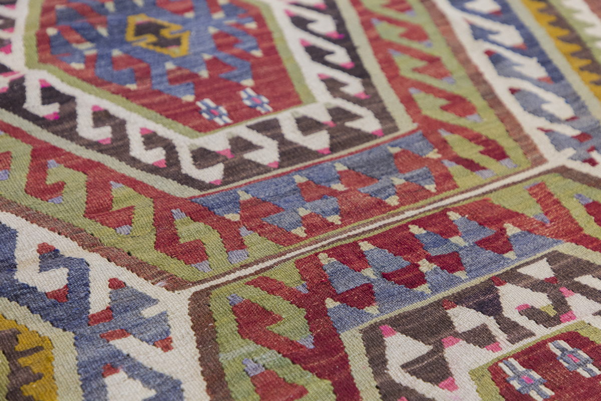 Vintage Turkish Rug, 3.3 x 5.7 ft Rug, 101 x 172 cm