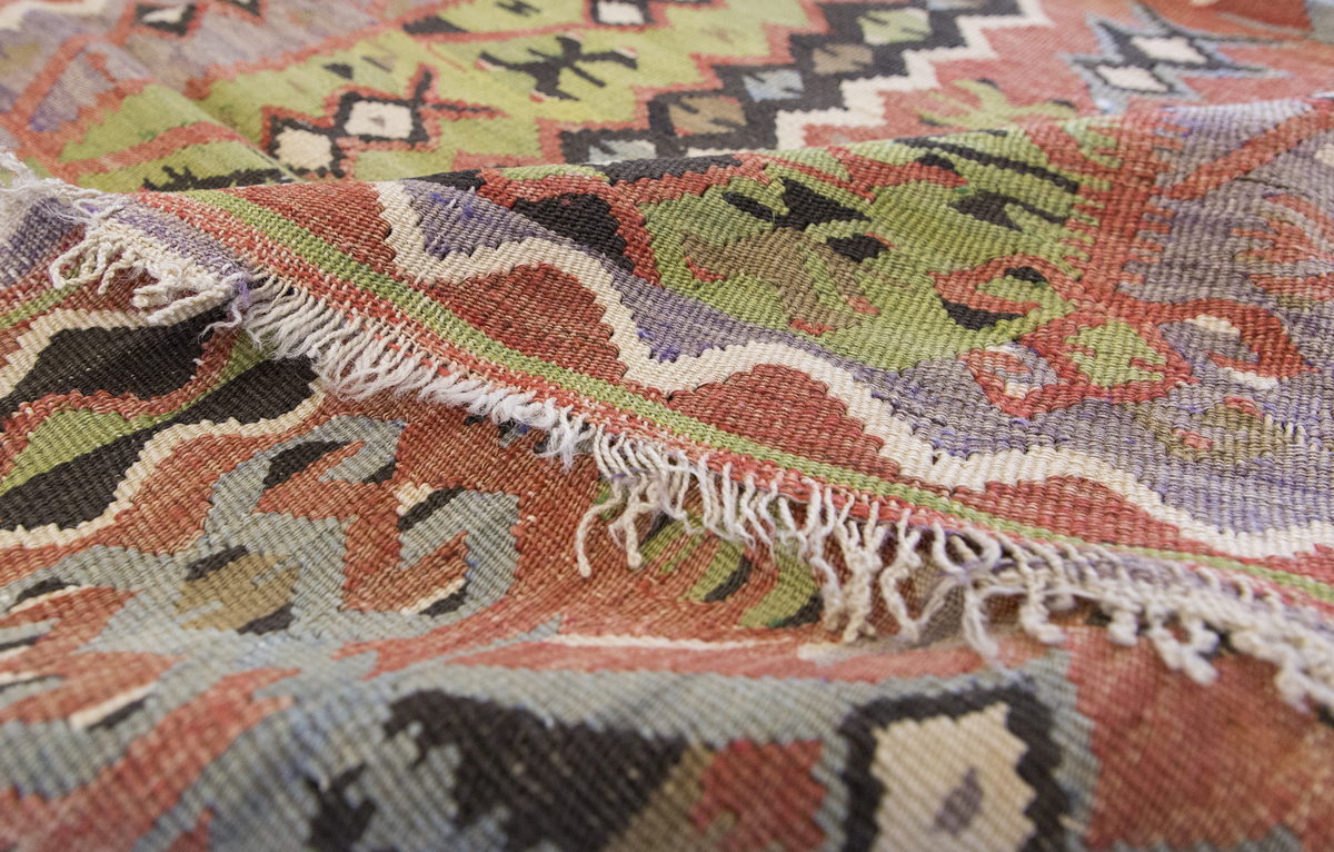 Vintage Turkish Rug, 3.6 x 5.5 ft Rug, 107 x 167 cm
