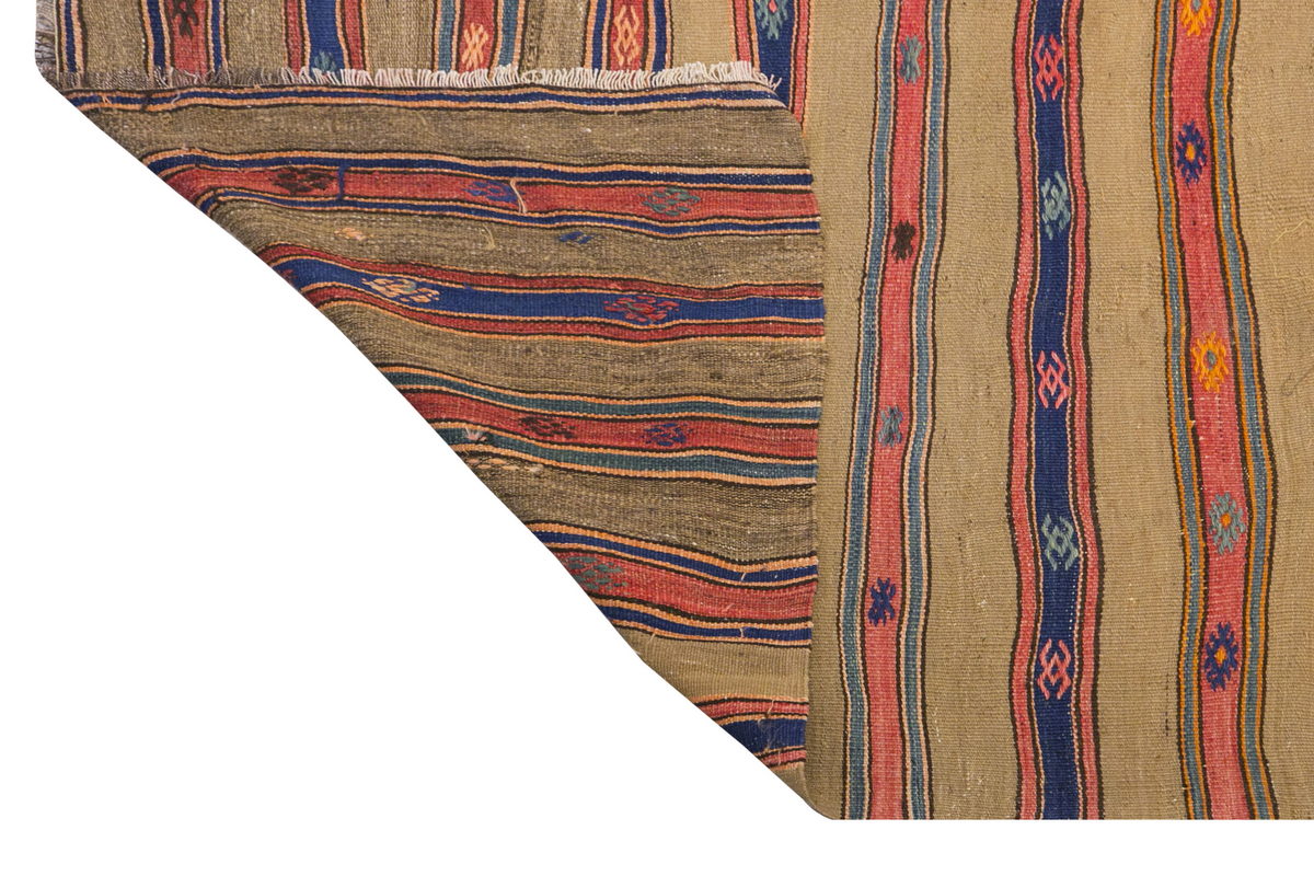 Vintage Turkish Rug, 4.2 x 7.10 ft Rug, 127 x 239 cm
