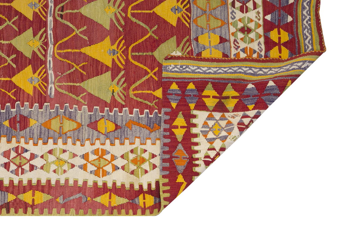 Vintage Turkish Rug, 4.6 x 6.5 ft Rug, 139 x 198 cm