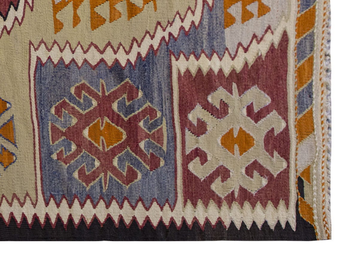 Vintage Turkish Rug, 5.3 x 3.5 ft Rug, 161 x 106 cm