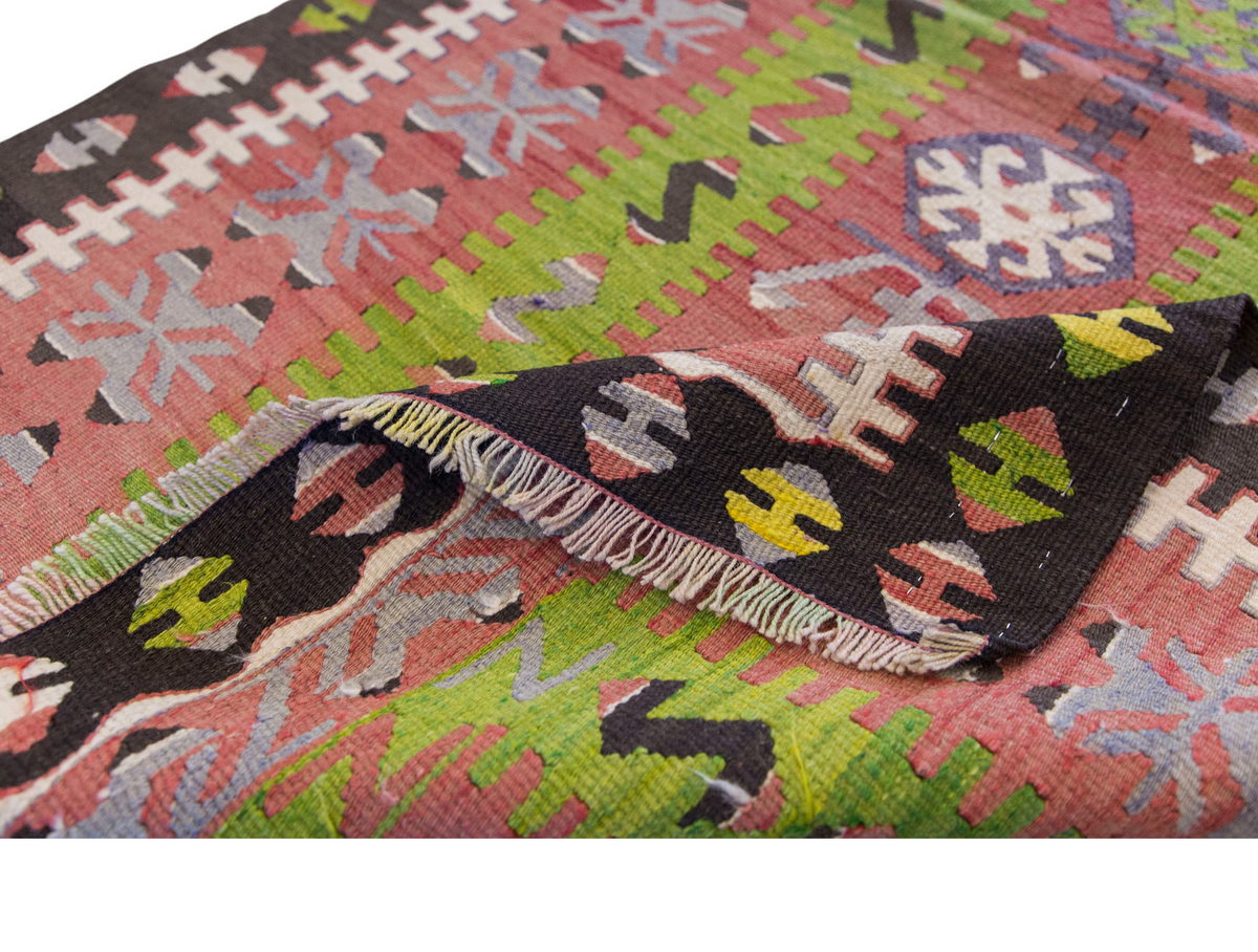 Vintage Turkish Rug, 5.5 x 3.3 ft Rug, 166 x 100 cm