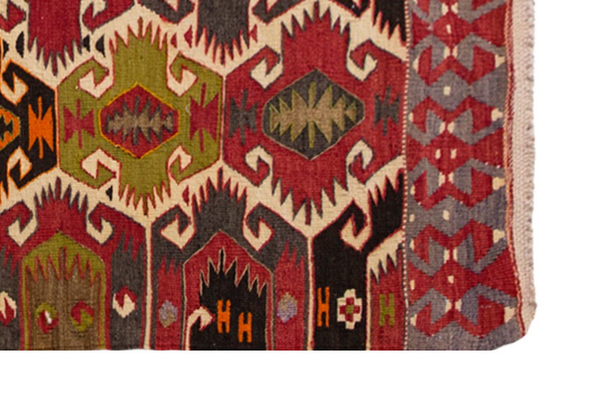 Vintage Turkish Rug, 92 x 153 cm, 3 x 5 ft