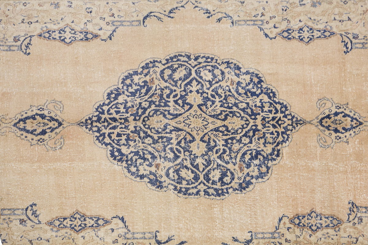 Vintage Turkish Rug 7'11x10'10 | 242x330 cm Wool Rug • Handwoven Boho Carpet