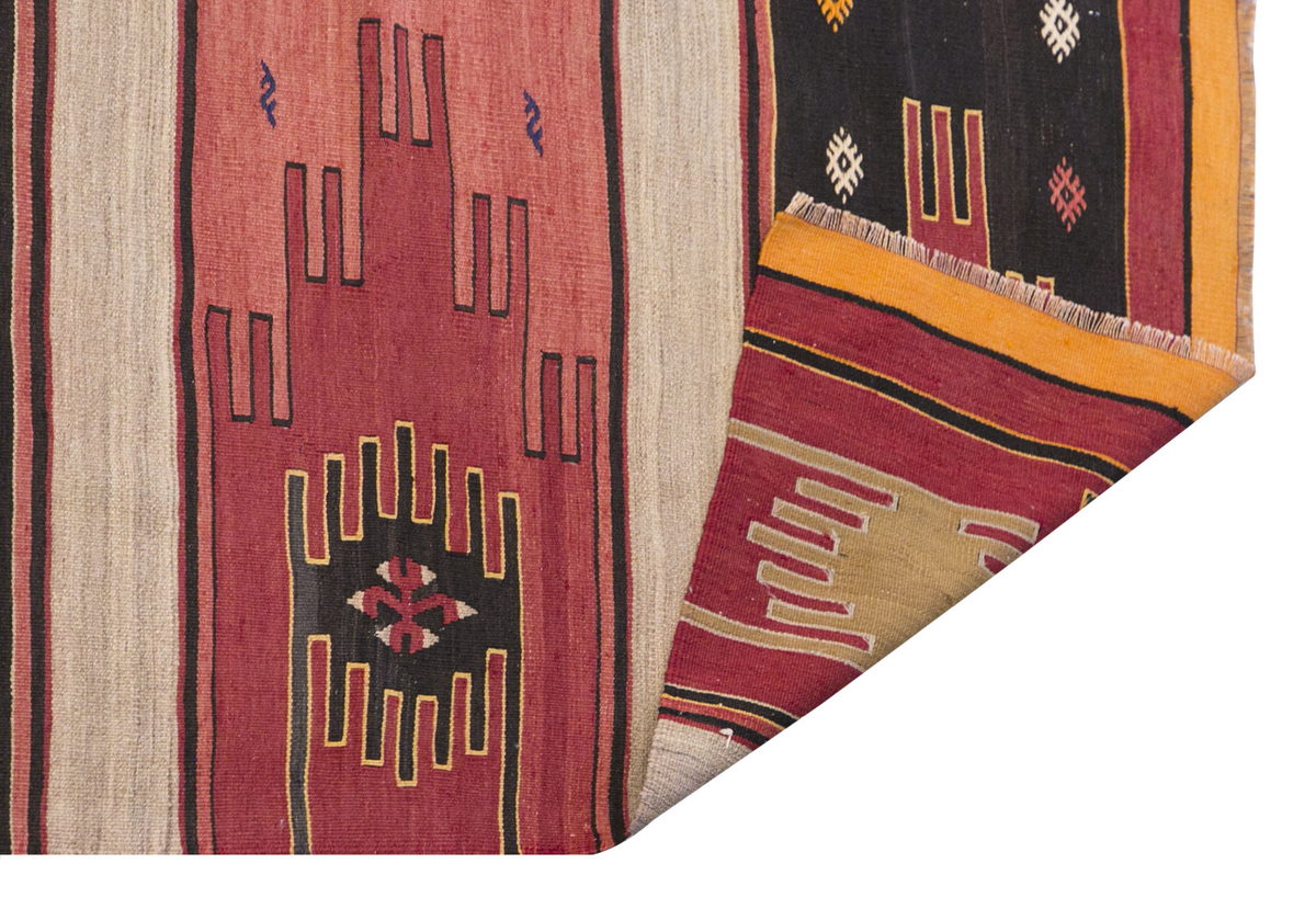 Vintage Turkish Runner Rug, 2.8 x 10.11 ft Rug, 83 x 335 cm