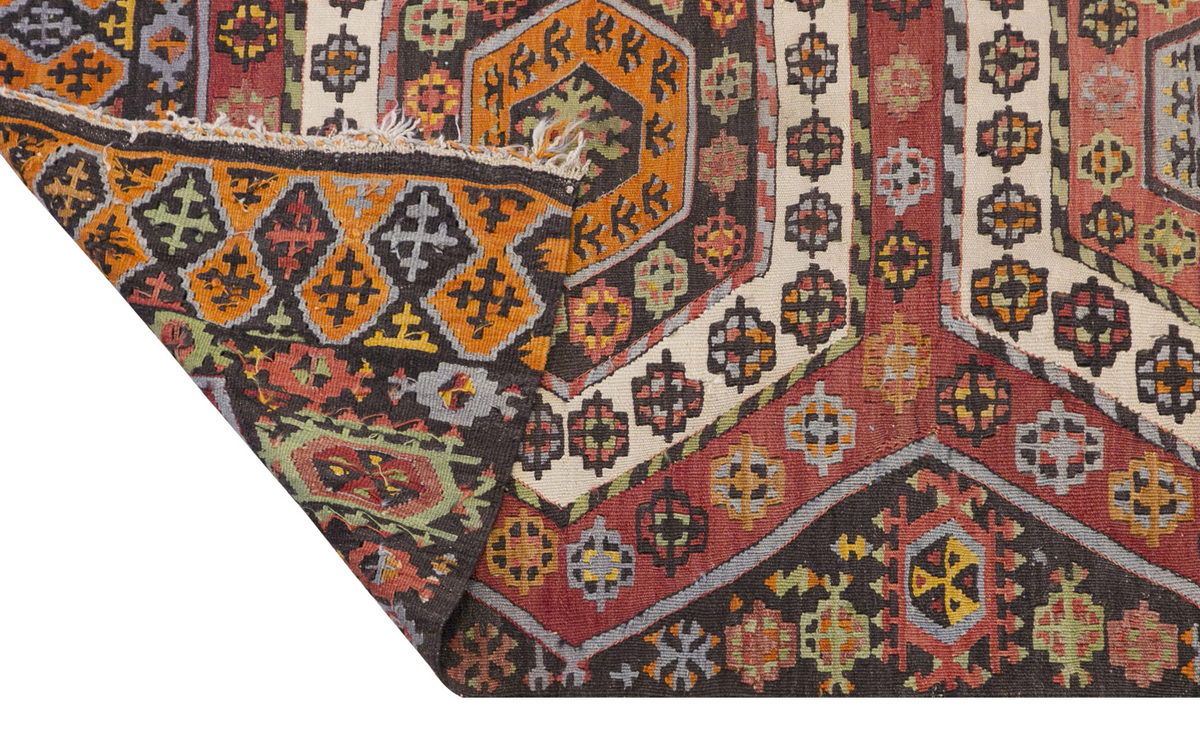 Vintage Turkish Runner Rug, 3 × 8.7 ft Rug, 93 × 263 cm
