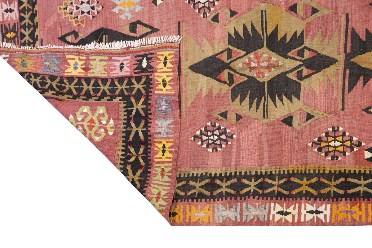 Vintage Turkish Runner Rug, 3.11 x 10.11 ft Rug, 120 x 334 cm
