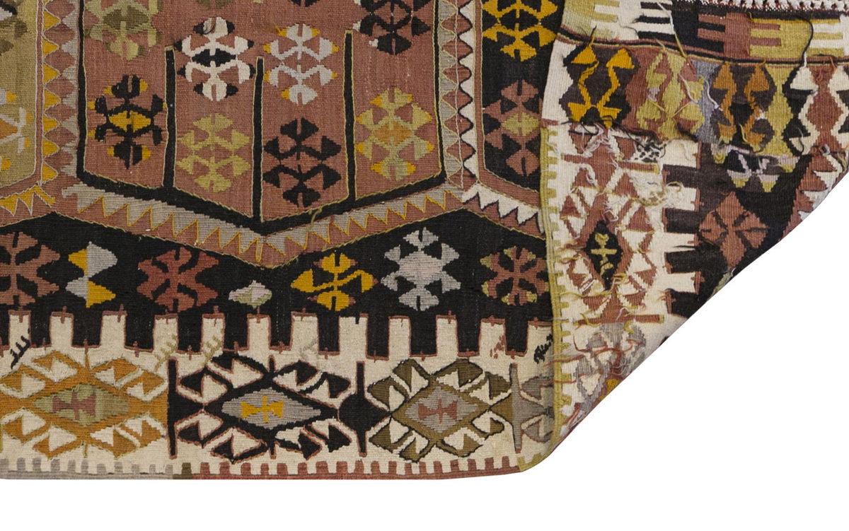 Vintage Turkish Runner Rug, 4 x 9.1 ft Rug, 122 x 278 cm