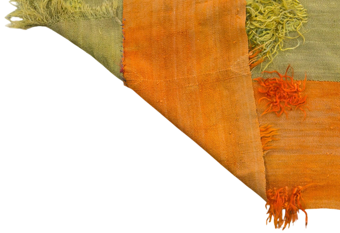 Vintage Turkish Tulu Rug, 5.6 x 5.7 ft, Handwoven Wool Textured Anatolian Rug