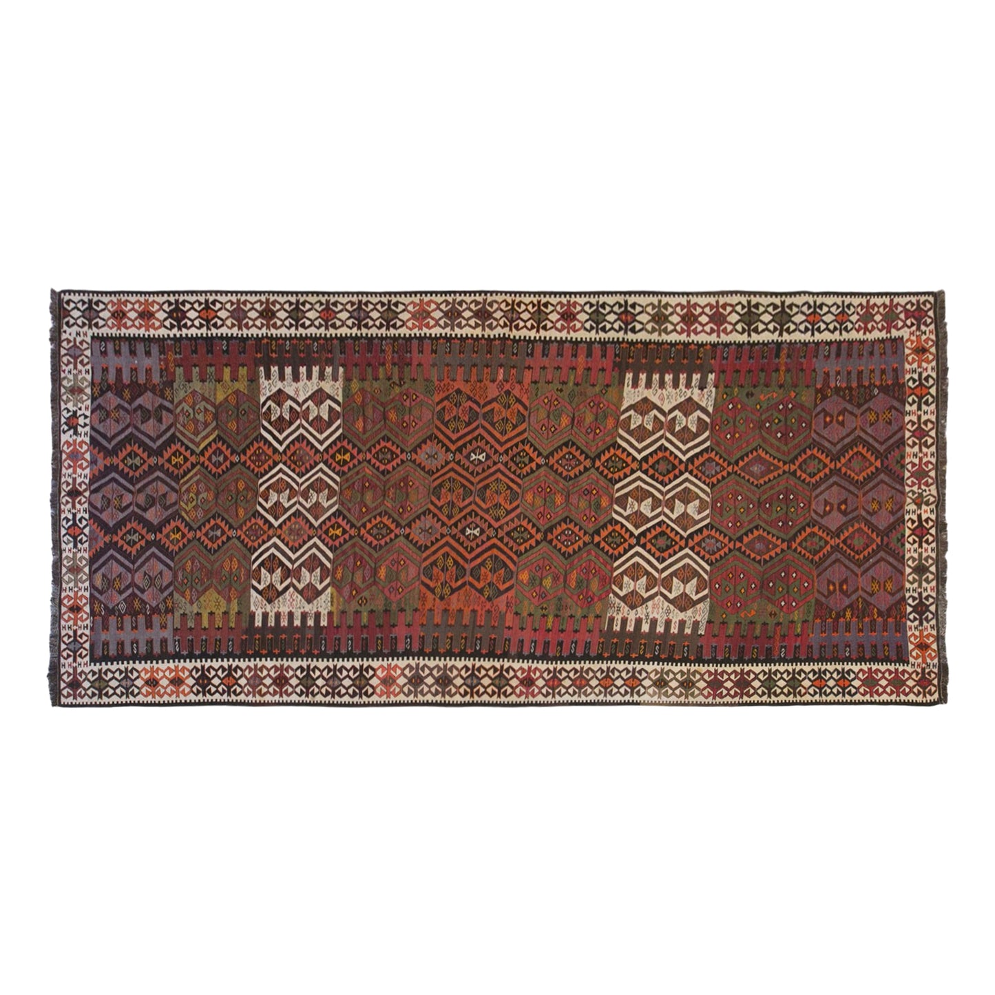 100+ Years Old Kars Kilim – 152 x 385 cm (5 x 12.6 ft)