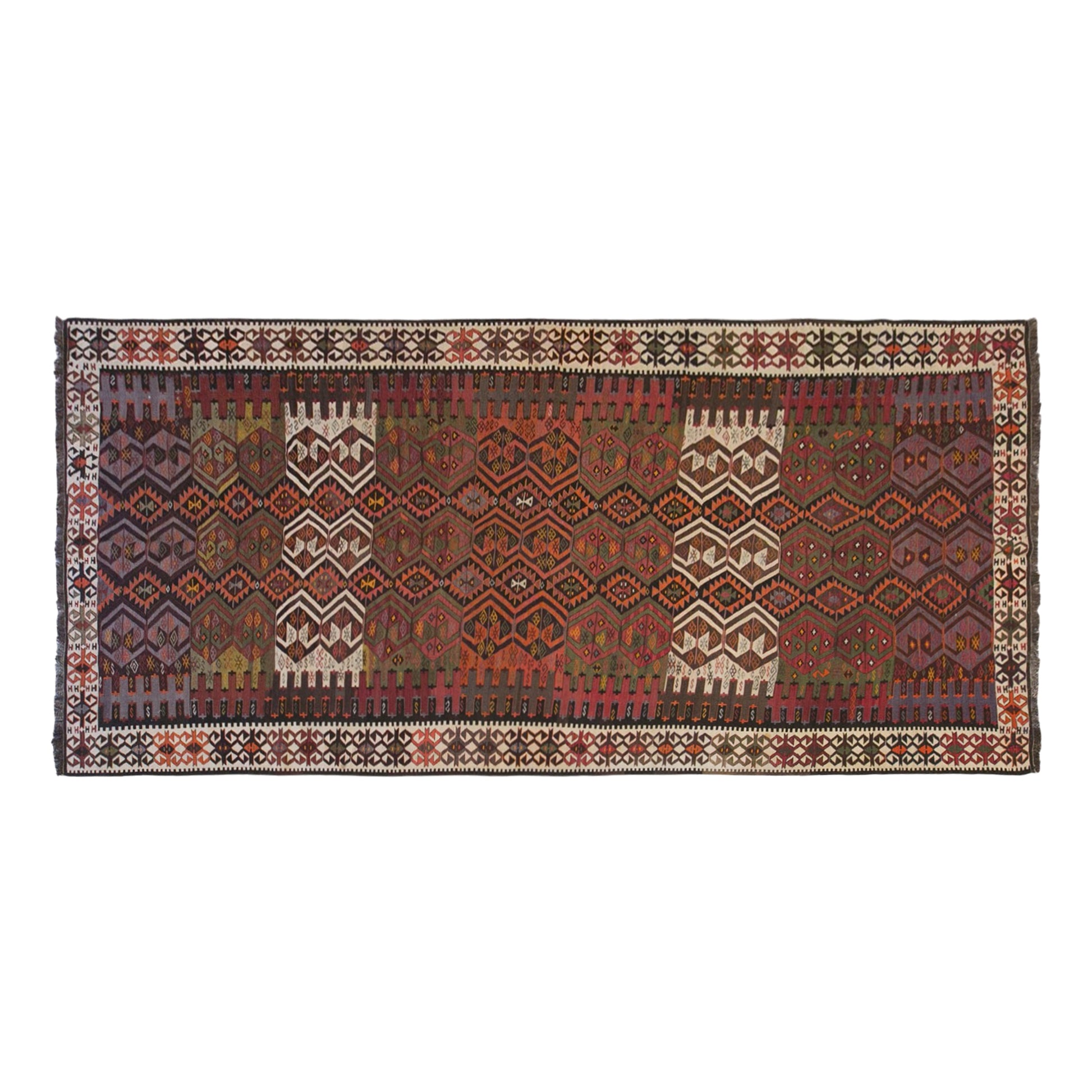 100+ Years Old Kars Kilim – 152 x 385 cm (5 x 12.6 ft)